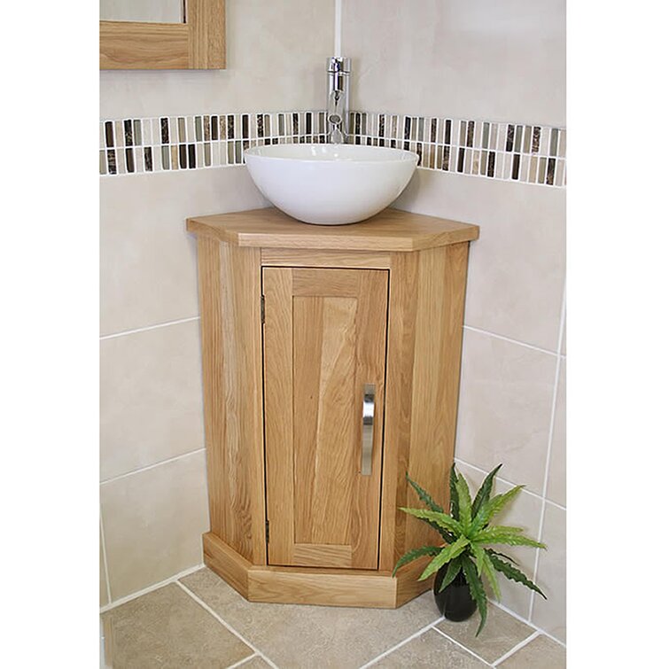 Single vanity deals corner bathroom vanity